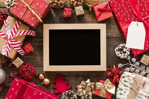 Photo frame gift boxes set christmas decorations