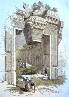 Entrance to the Temple of Jupiter in Baalbek