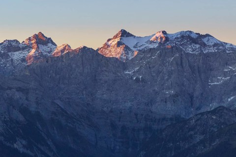 Karwendel main range with Kaltwasserkarspitze