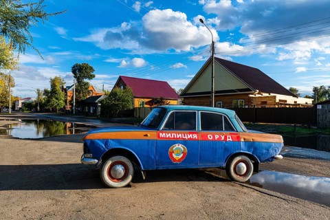 Old Soviet car