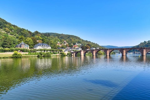 View of bridge called Karl Theodor Bridge
