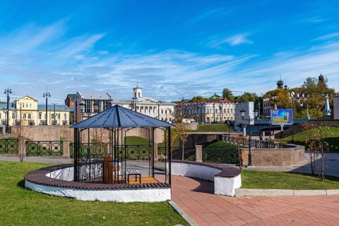 Town center of Tomsk