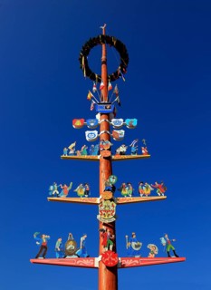 In the old town of Wuerzburg