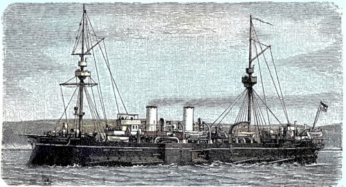 Armoured Austrian Casemate Ship Tegetthoff