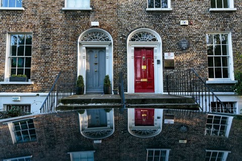 Typical terraced houses