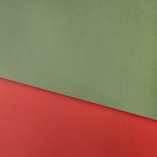 Green red paper copy space