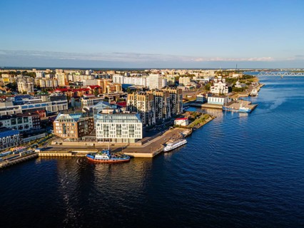 Aerial of Arkhangelsk
