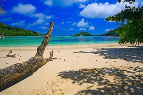 Bay of Baie Ternay Marine National Park