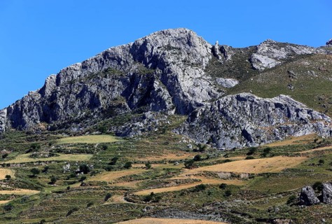 Landscape in the Kedros Mountains in the south of the island