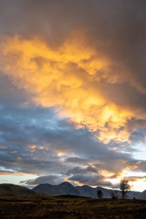 Sunset at Loch Ba