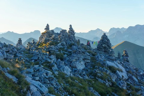 Steinmandl am Schafreuter