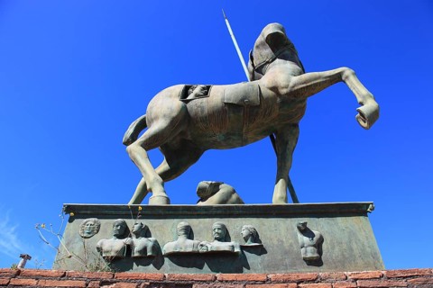 Statue of Centaur in the area of the Forum