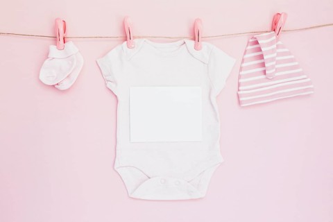 Composed childish clothes string