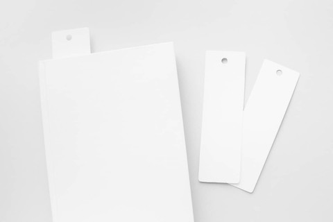 Top view book with bookmarks desk. Resolution and high quality beautiful photo