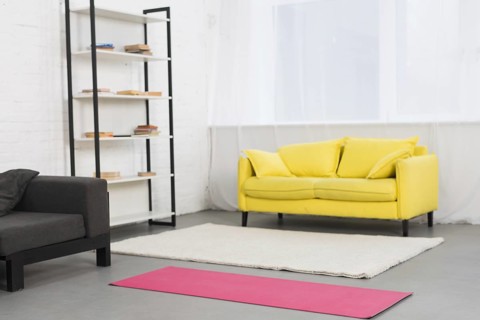 Fitness girl room