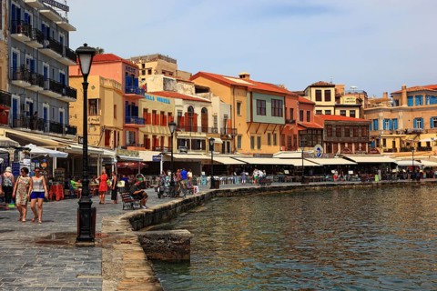 Harbour town of Chania