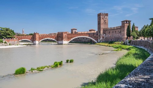 Castelvecchio and Ponte Scaligero over the Adige