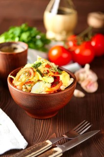 Country stew with meat