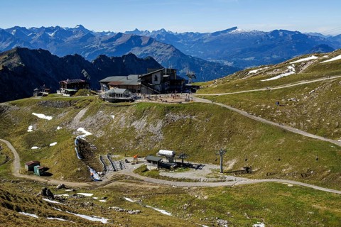 View at Nebelhorn on Hoefatsblick station