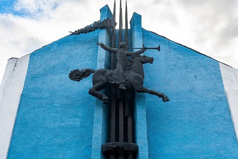 Monument on Lenin street
