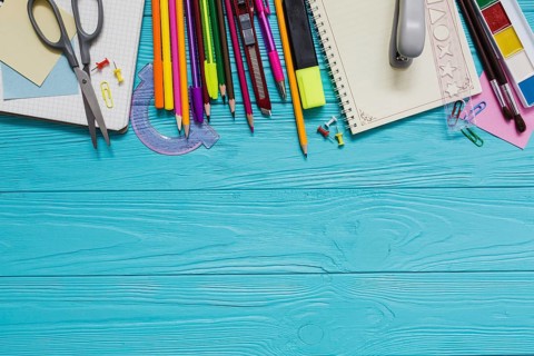 Variety school materials. Resolution and high quality beautiful photo
