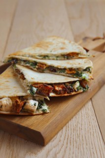 Tortillas stuffed with meat
