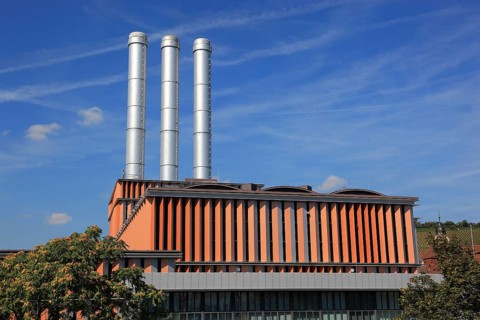 Wuerzburg combined heat and power plant of Wuerzburger Versorgungs- und Verkehrs-GmbH