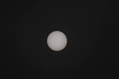 Sun with sun spots