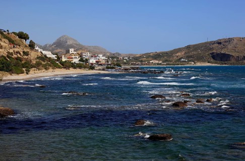 Holiday resort Plakias on the south coast on the Libyan Sea