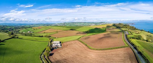 Fields and Farmlands over Labrador Bay