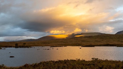 Sunset at Loch Ba