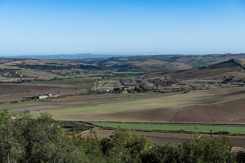 Overlook over the Scenery around the Necropolis of Tarchuna
