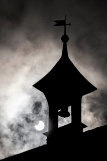 Partial solar eclipse on 25. 10. 2022