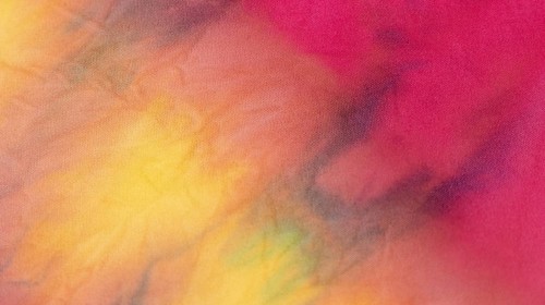 Multicolored tie dye textile