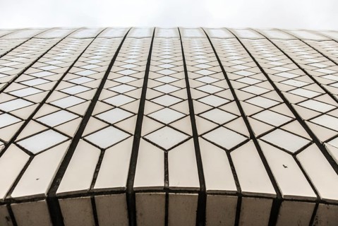 Sydney Opera House roof detail in Australia