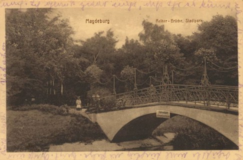 The bridge in the municipal park