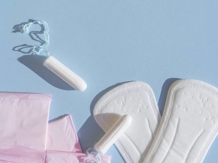 Variety female menstrual hygiene close up. Resolution and high quality beautiful photo