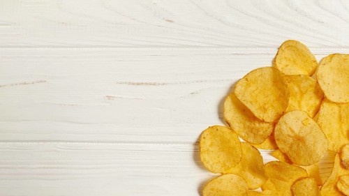 Chips bad habbit with copy space