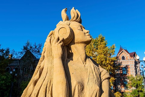 Sand sculpture