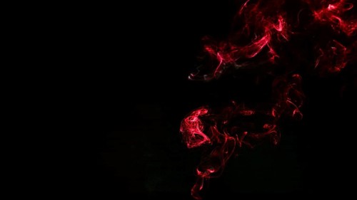 Trickles vivid red fume. Resolution and high quality beautiful photo