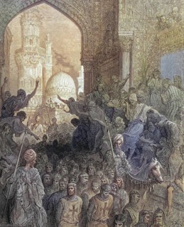 Captured Knights Templar in Cairo