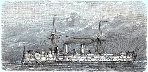 SMS Irene was the type ship of a new class of cruiser corvettes or small cruisers of the Imperial Navy