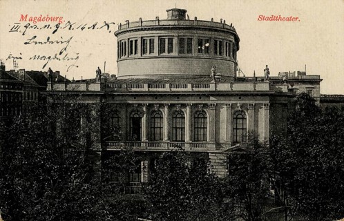 The city theatre in Magdeburg