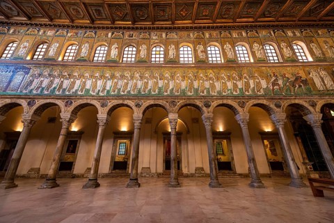 Mosaics in the Basilica di Sant'Apollinare Nuovo