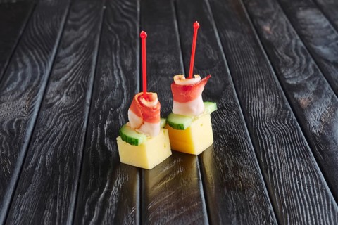 Appetizer for reception. Cheese