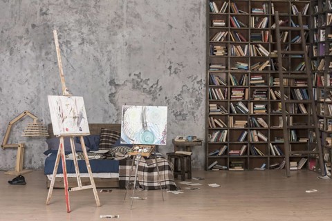 Two canvas books. Resolution and high quality beautiful photo