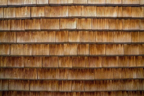 Wooden shingles