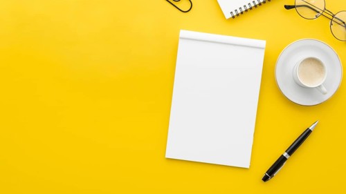 Top view blank notebook. Resolution and high quality beautiful photo