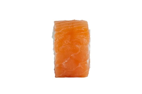 Roll with salmon and cheese