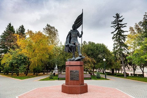 Hero statue